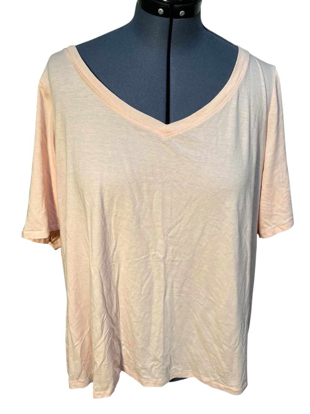 Lane Bryant Women’s Plus Size 26/28 Classic Perfect Sleeve Tee T-Shirt V-Neck